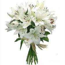 white Lilies bouquet