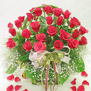 100 red roses