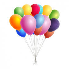 10 helium balloons