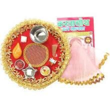 Karva chauth thali 