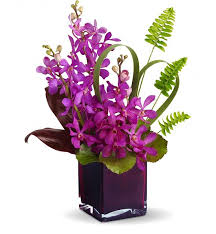 Exotic orchid arrangement