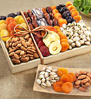 Dry fruit in a tray