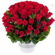 50 roses basket