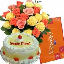 Flowers cake and celebration