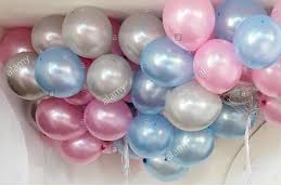 25 helium metallic balloons